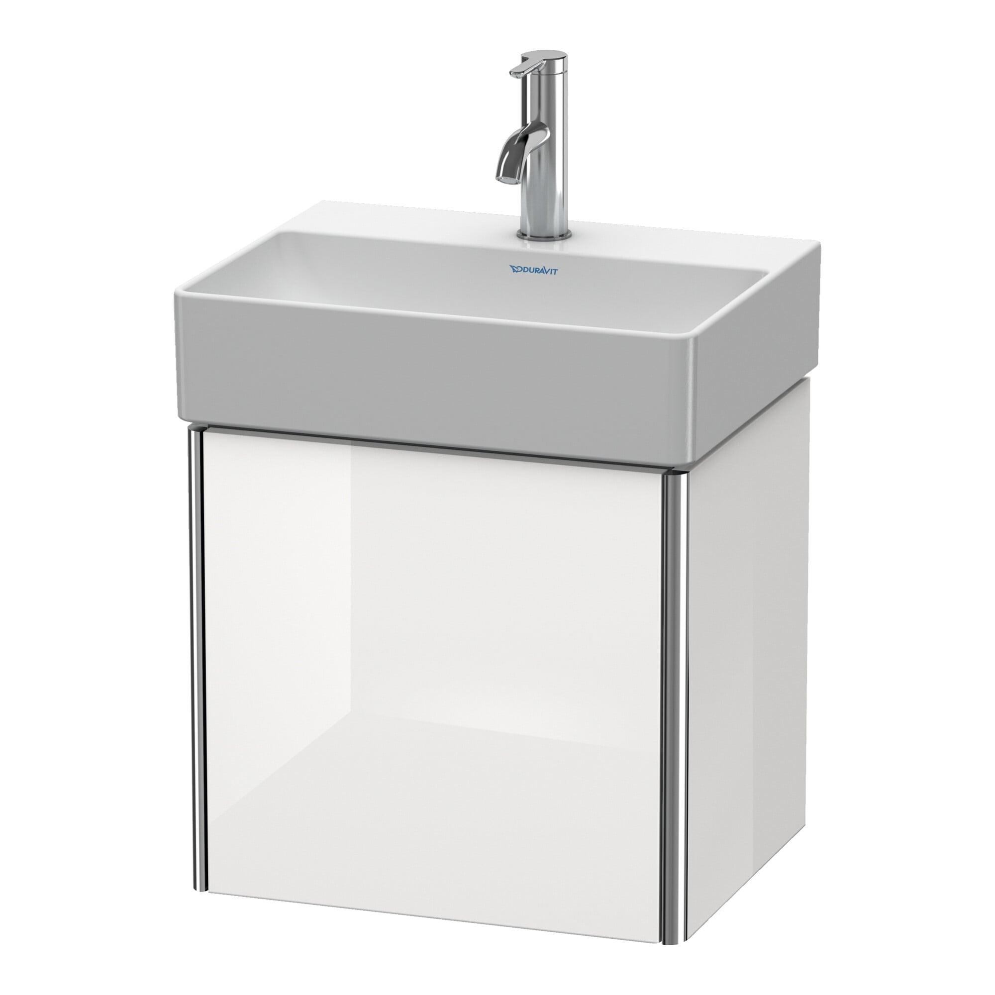 Duravit Waschtischunterschrank XSquare 43,4x34x39,7cm, wandhängend, Tür li, graph ma (XS4060L4949)
