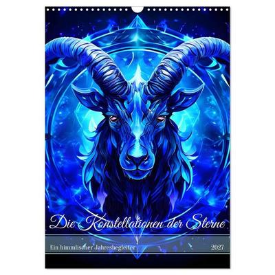 Die Konstellationen der Sterne (Wandkalender 2027 DIN A3 hoch), CALVENDO Monatskalender