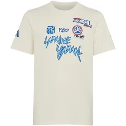 adidas Lamine Yamal Anime Graphic T-Shirt Kinder off white 152