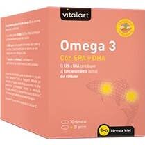 Vitalart Omega 3 con Epa y Dha 30caps + 30 Perlas