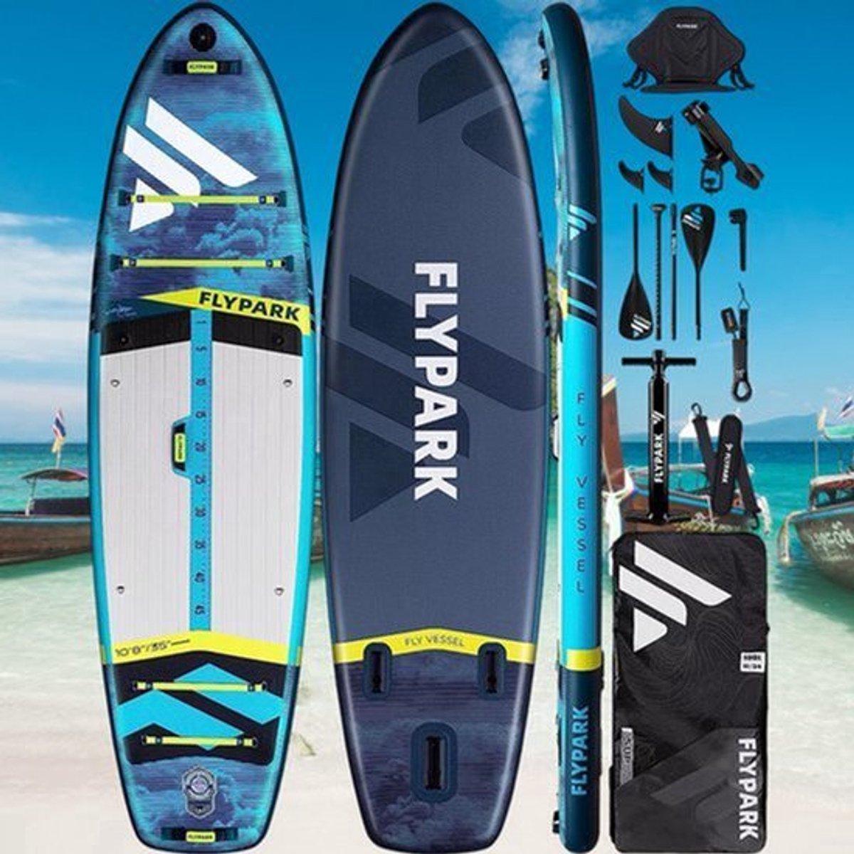 Aufblasbares SUP-Board, 335 cm - Zweischichtiges PVC - Renn-SUP-Board - Stabil