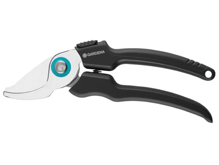 Gardena EcoLine Sécateur: Sécateur durable avec coupe bypass\, essuie-lame et coupe-fil\, 18 mm de diamètre de coupe\, poignée ergonomique (12210-20)