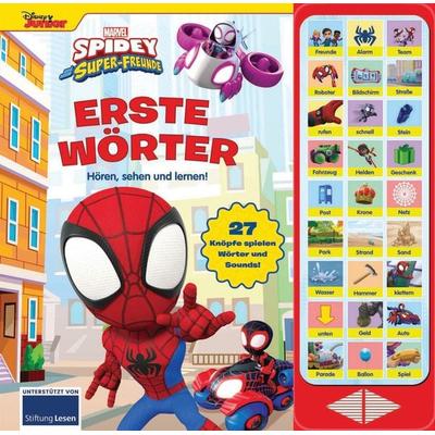 Spidey und seine Superfreunde - Erste Wörter - 27-Button-Soundbuch - Hardcover-Buch mit 27 Geräuschen - MARVEL, Gebundene Ausgabe von , Phoenix