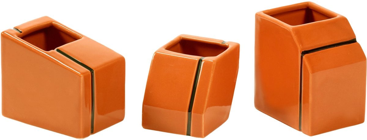 Serax Silos Mini Vaas Set van 3 Oranje