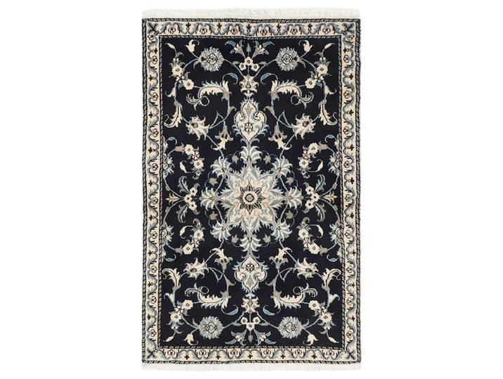Wollteppich Nain Kashmar CA90837 Blau 88 x 0 x 138cm Wolle