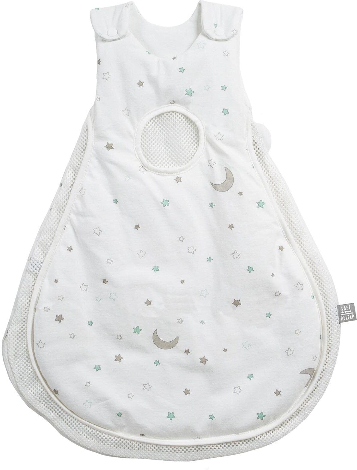 Babyschlafsack ROBA "Sternenzauber", Baby, Gr. L: 68cm, weiss (weiß), Obermaterial: 100% Baumwolle, Schlafsäcke Babyschlafsack weiß L: 68cm