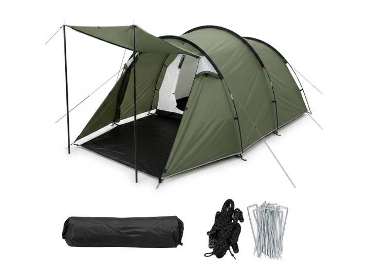 Relaxdays Tunneltent 2 kamers, voortent & luifel