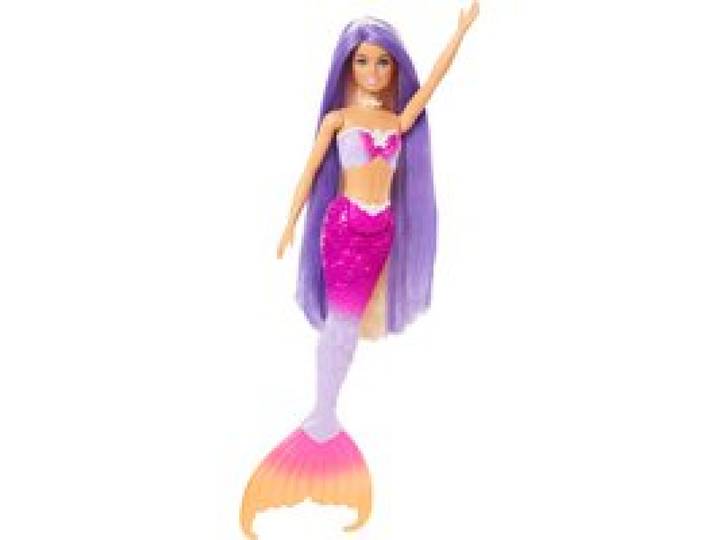 Poupée Barbie Sirène avec effet changement de couleur.