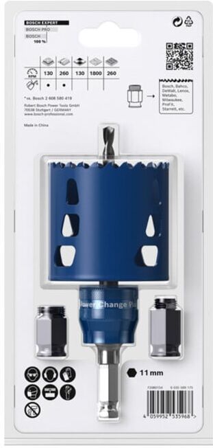 BOSCH Expert Tough Material kit de démarrage pour scie cloche, 68 x 60 mm (2608900450)