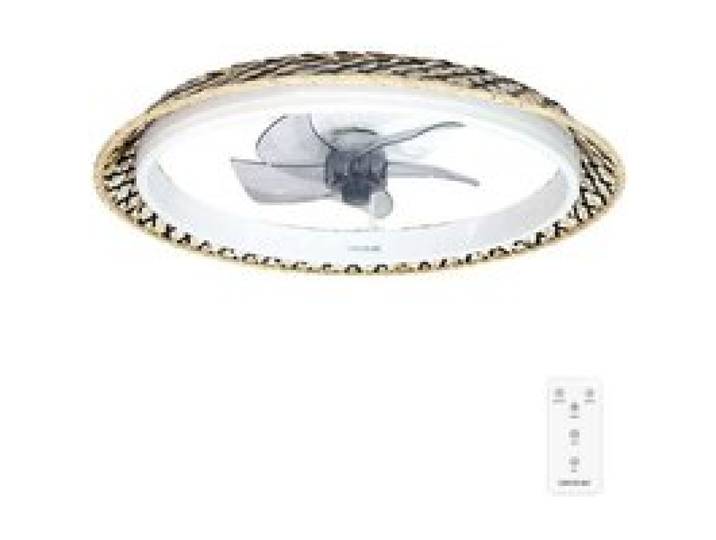 Cecotec Ventilateur de Plafond avec Lumière EnergySilence LampAero 610 Natural Design.20 W Diamètre 43 cm Minuterie