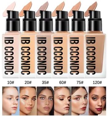 Inspired Finds Flawless All Day 6 Color Concealer Foundation Palette Waterproof Full Coverage Color Correcting Concealer #5 Deep Cocoa Bronze 1.35fl