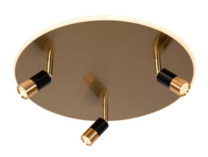 LUCIDE JUBEL - Deckenleuchte - Ø 48 cm - LED - CCT - 2500K/3000K - Mattes Gold/Messing