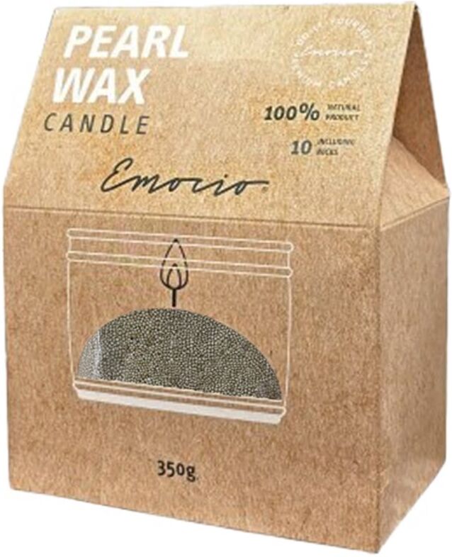 Emocio Pearl Wax Green bougie 350 g