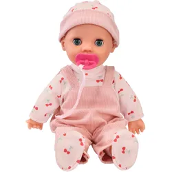 Simba Laura Little Babbler Puppe mit Geräuschen, Sprechlernspielzeug ab 18 Monaten