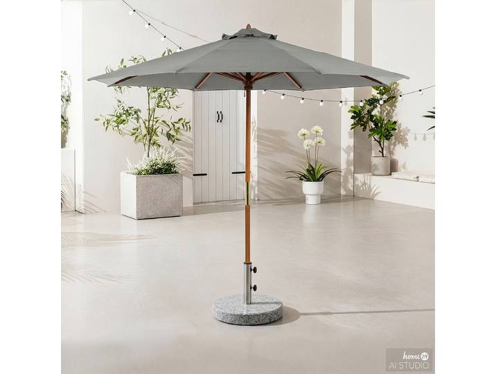 Parasol Sombrilla 270 x 250 x 270cm Gris