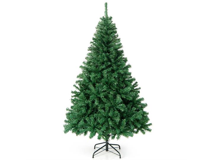 180cm Kunstkerstboom Dennenboom Kerstboom met 1000 PVC Dennennaalden Groen