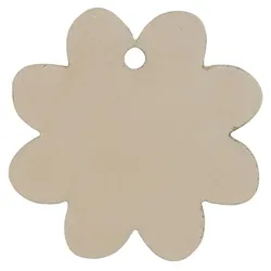 IB Laursen Geschenkanhänger aus Holz Blume, 4 x 4 x 0.25 cm, soil