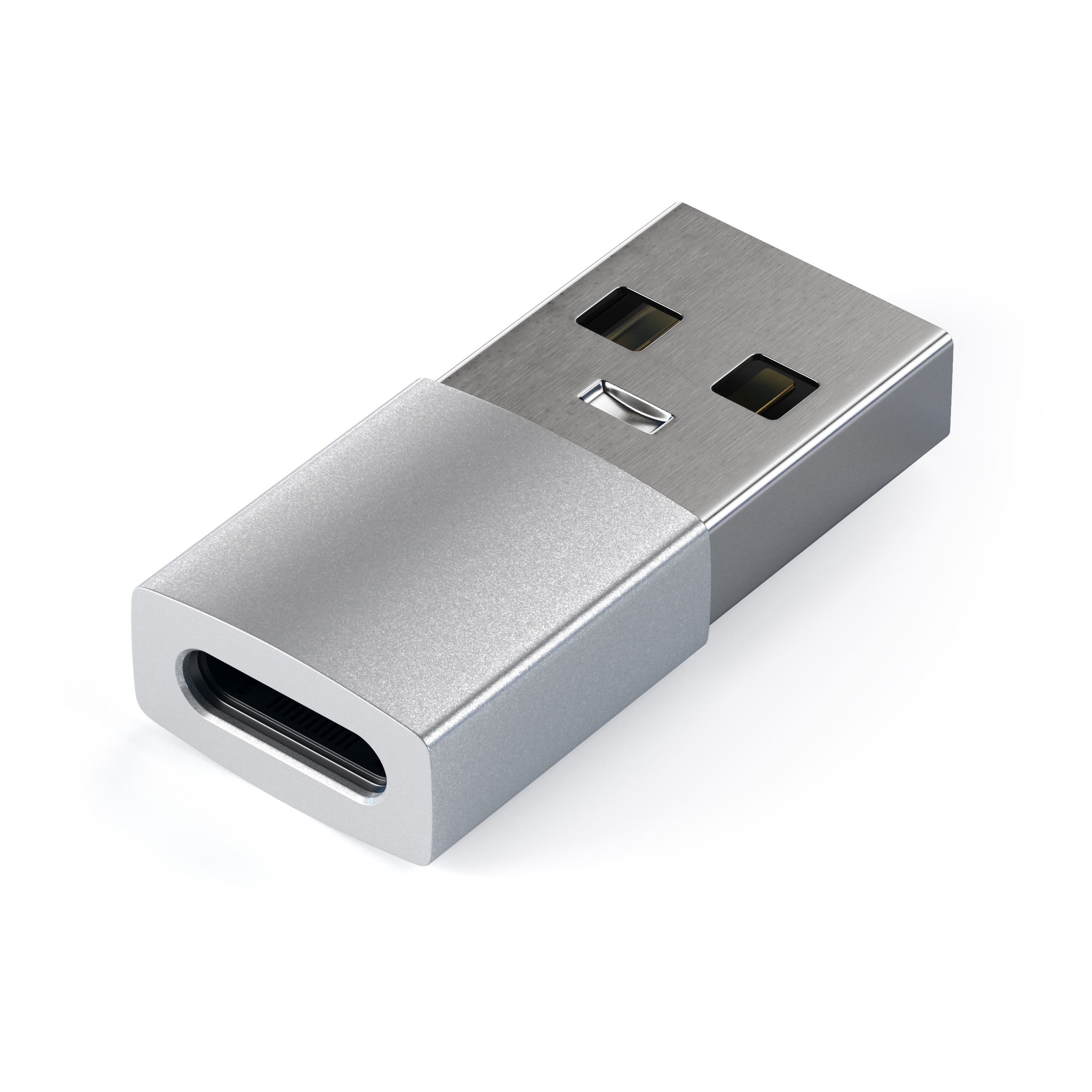 Satechi USB Type-A zu Type-C-Adapter Silber ST-TAUCS