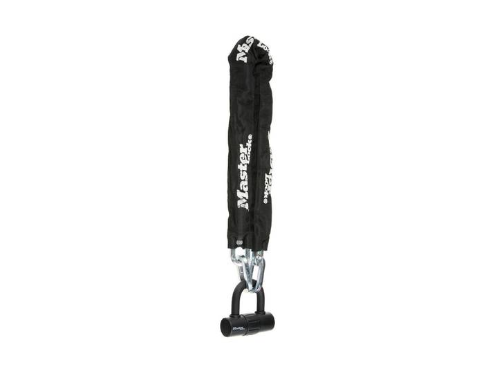 Masterlock Kette mit Mini-Bügelschloss Schwarz 90 cm