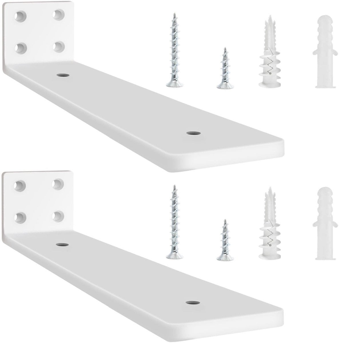 Omgoods Heavy Duty Wandplank Beugels - 2 stuks - 20 cm