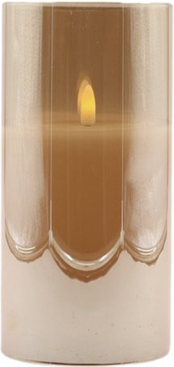 Mansion Atmosphere Led sfeerlicht goud 10 x 20 cm