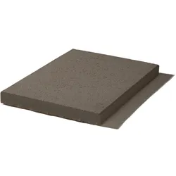 WESERWABEN® Mauerabdeckungen Anthrazit glatt flach 35 x 4 x 49