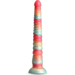 NS Novelties, Dildo, colours stacked 12 inch dildo red/gold