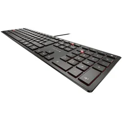 CHERRY KC 6000 Slim schwarz, USB, DE