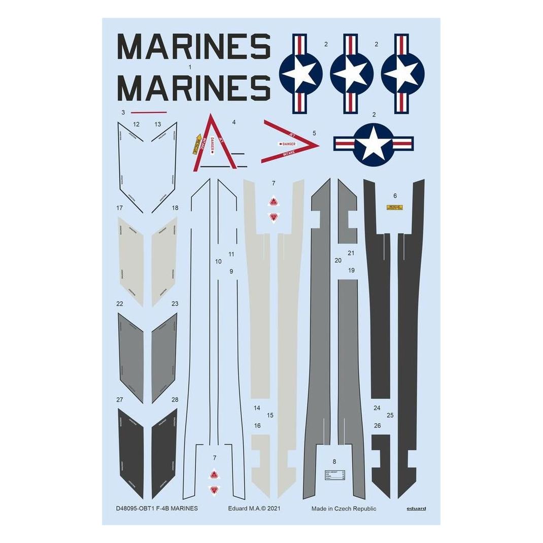Eduard F-4B MARINES for TAMIYA (D48095)