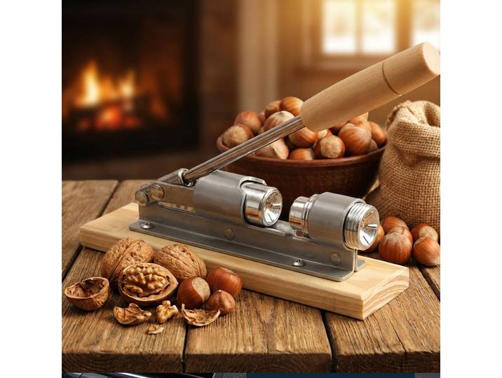 Retro Nussknacker mit innovativer Hebeltechnik