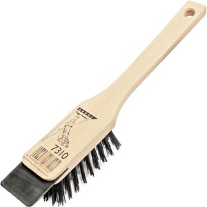 Peggy-Perfect Rasenmäherbürste 7310, Länge 31 cm, aus Holz, mit robusten Kunststoffborsten