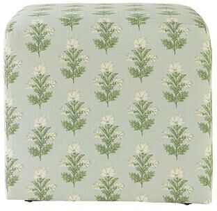 Limited Shasta Upholstered Cube - Isabelle Bloom Spa - Ballard Designs