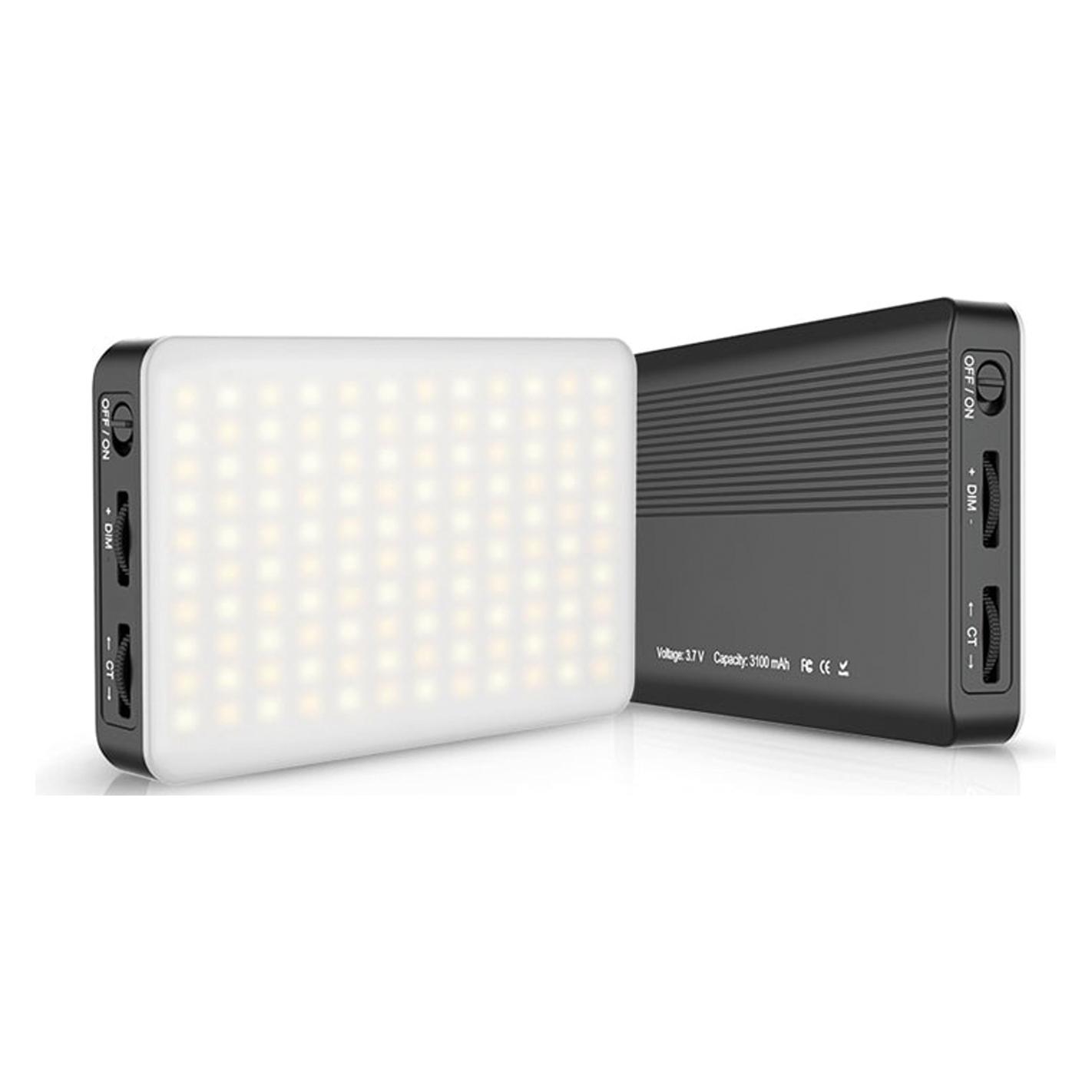 RealPower lights on video licht streaming twitch 8w led akku (Videoleuchte) (406924)