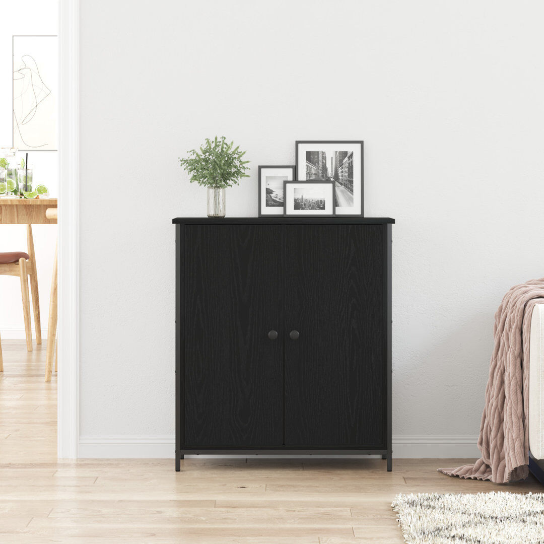 17 Stories 70cm Sideboard Black 80cm H X 70cm W X 30cm D