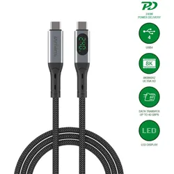 4smarts USB4 Kabel DigitCord Enterprise 240W 1,5m, schwarz