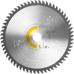 Kreissägeblatt für furnierte Platten, Parkett, Kunststoffe hart, PVC hart, Vollholz, Tischlerplatten 254 x 30 x 2,4 mm, 60 Zähne