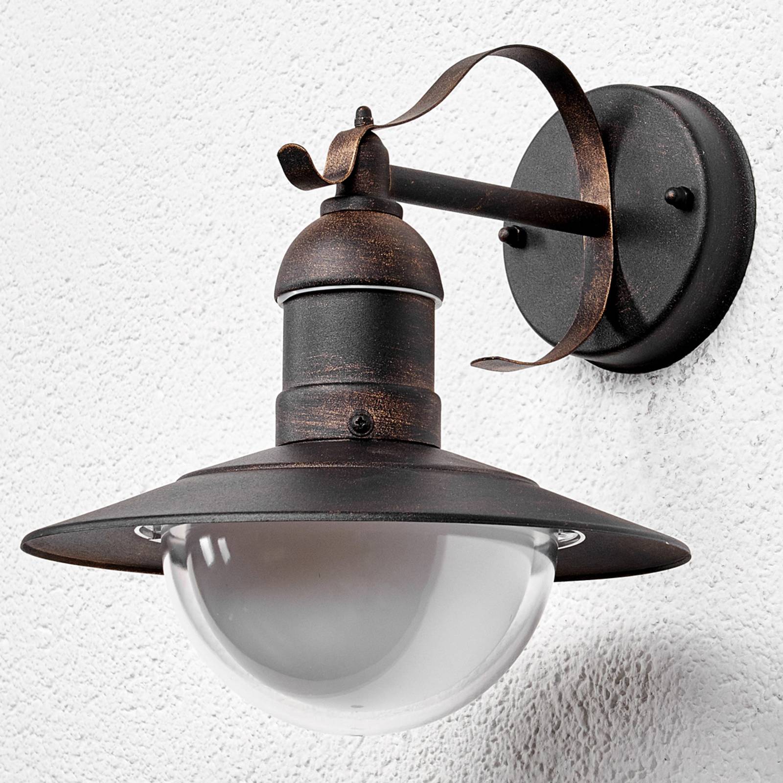 LED Outdoor Wall Light CLEA Lindby, Copper, Stainless steel, Modern, Outdoor Wall Light