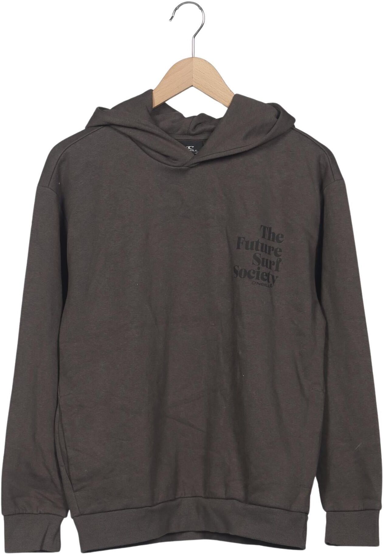 O Neill Herren Kapuzenpullover, Grau, Gr. XS, Synthetik / Baumwolle - Second Hand