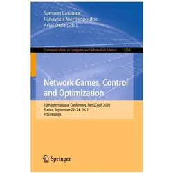 Network Games, Control and Optimization, Fachbücher von Samson Lasaulce, Panayotis Mertikopoulos, Ariel Orda