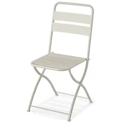 Feros Breeze Bistro Klappstuhl Metall – Beige
