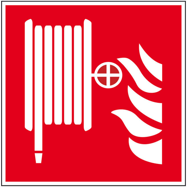 Panneau de protection incendie Eichner Tuyau d'incendie rouge (9225-13021-015)