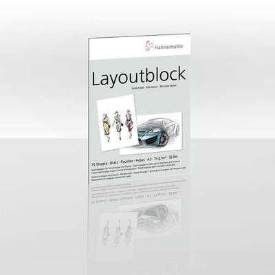 Hahnemühle Papier Layout-Block für Comic & Illustration, DIN A 3, 75 g/m²
