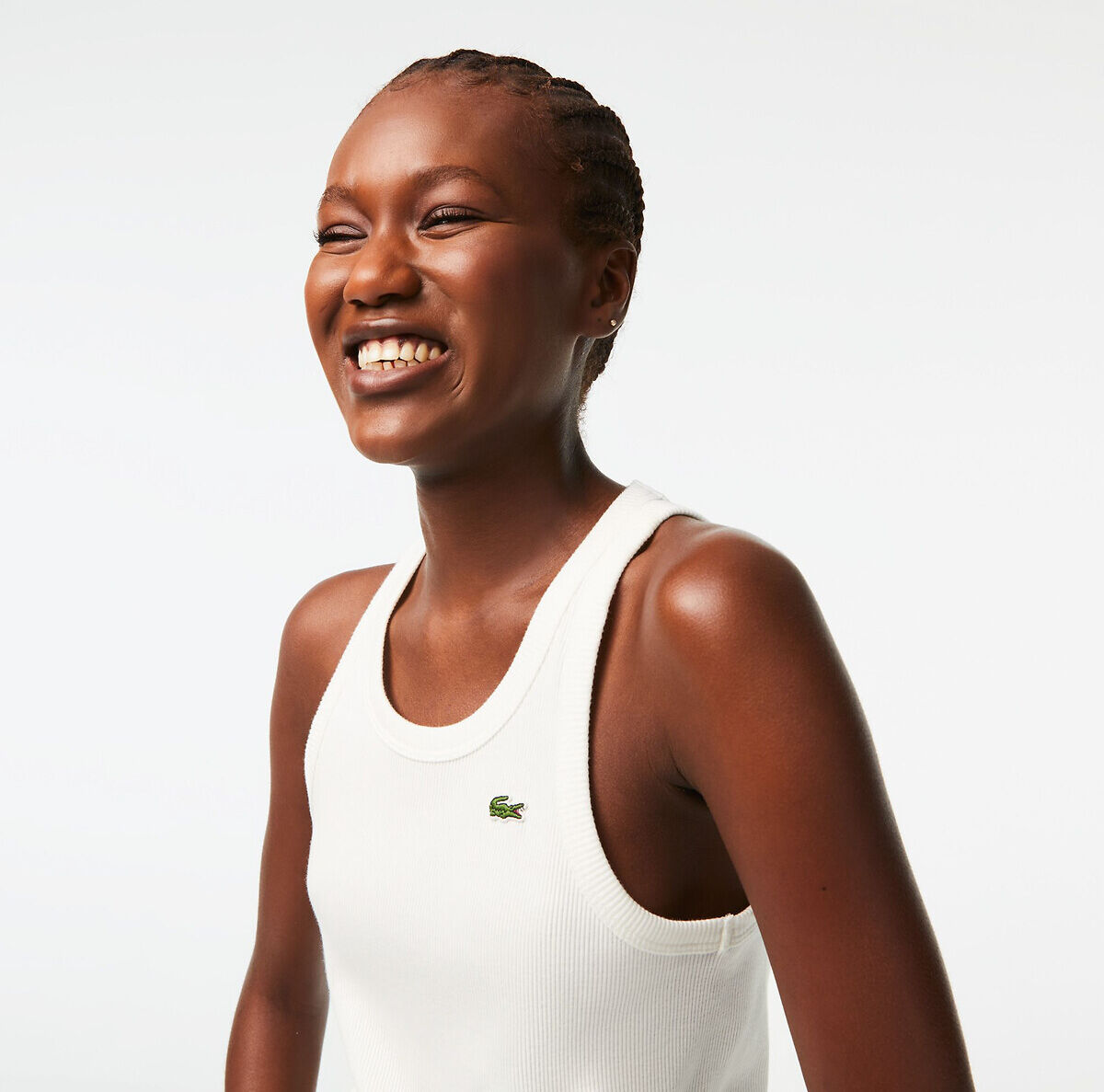 LACOSTE Débardeur côtelé