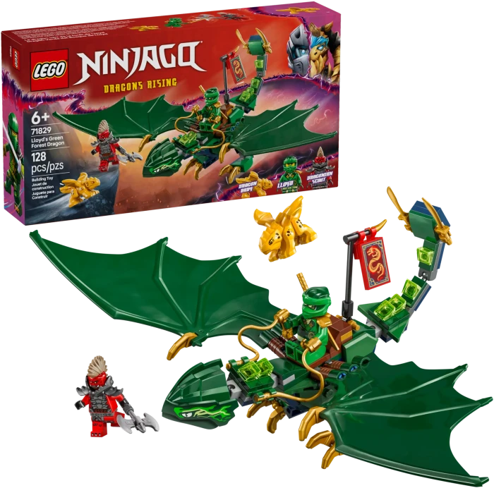 LEGO NINJAGO 71829 Lloyds grüner Walddrache
