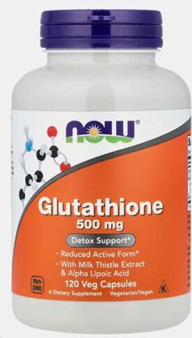 NOW GLUTATHIONE 500mg 120 CAPSULAS