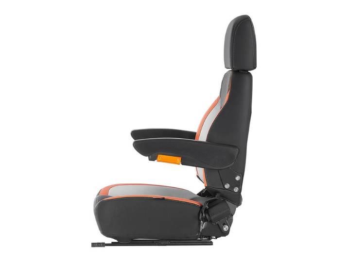 Siège universel pour chariot élévateur 520x590x820 mm, siège de tracteur, siège de chariot élévateur, siège de tracteur sécurisé avec micro-interrupteur, siège ergonomique pour tondeuse à gazon, pour