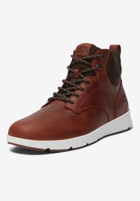 Men's Timberland® Parker Street Mid Lace-Up Sneaker Boot by Timberland in Rust (Size 11 M)