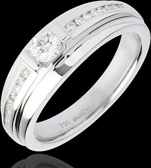 Edenly Verlobungsring SolitÃ¤r Schicksal - Eugenie VerÃ¤nderung - Diamant 0.22