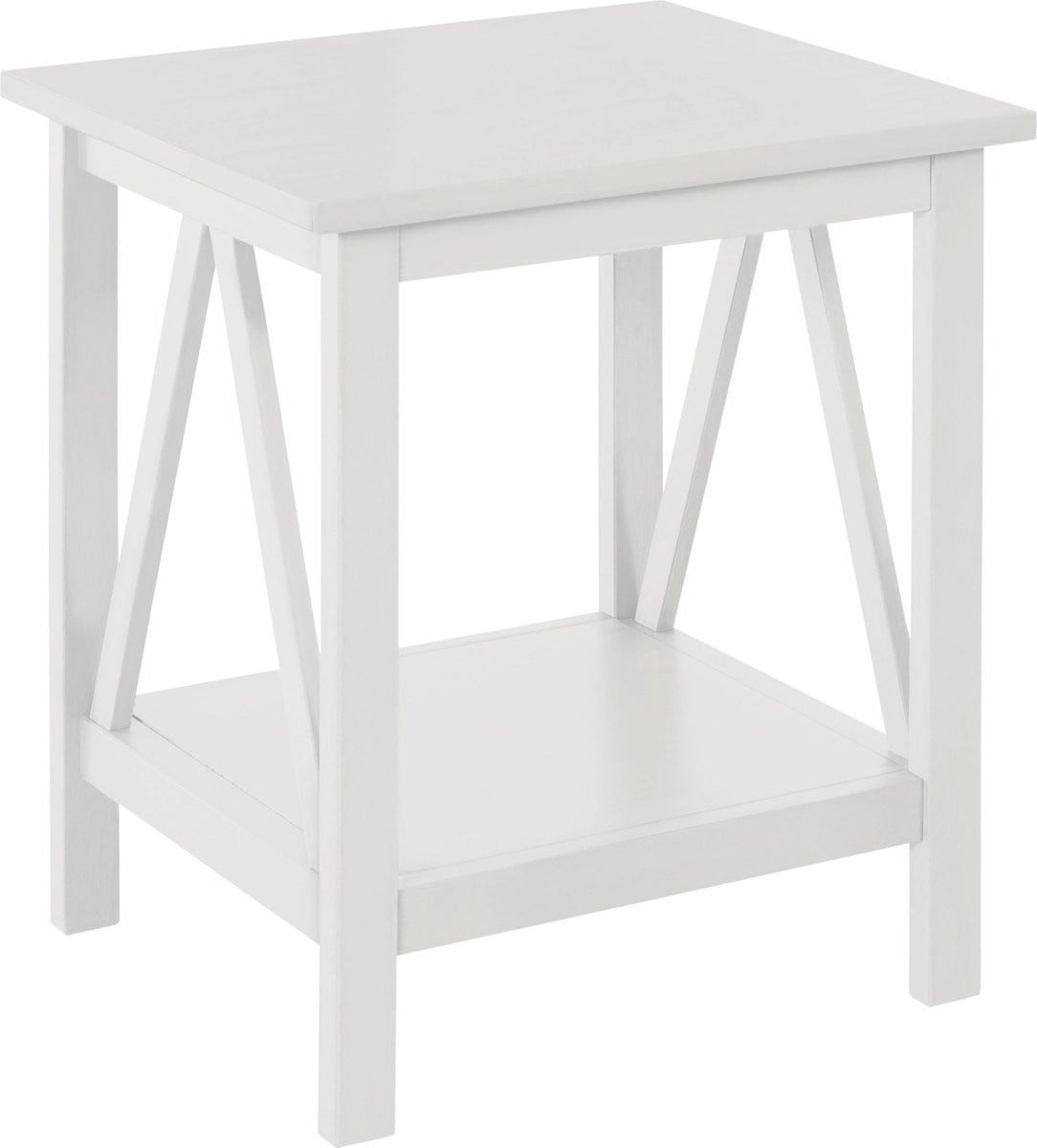 Notio Living Titian Bijzettafel met 1 plank - Wit Grenen