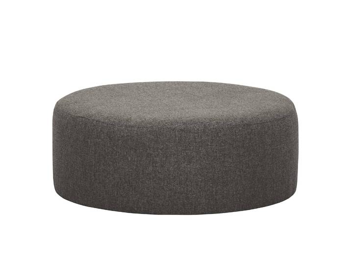 Polsterhocker Vagnas I 80 x 80 x 30cm Grau/Grau Webstoff Nere: Grau